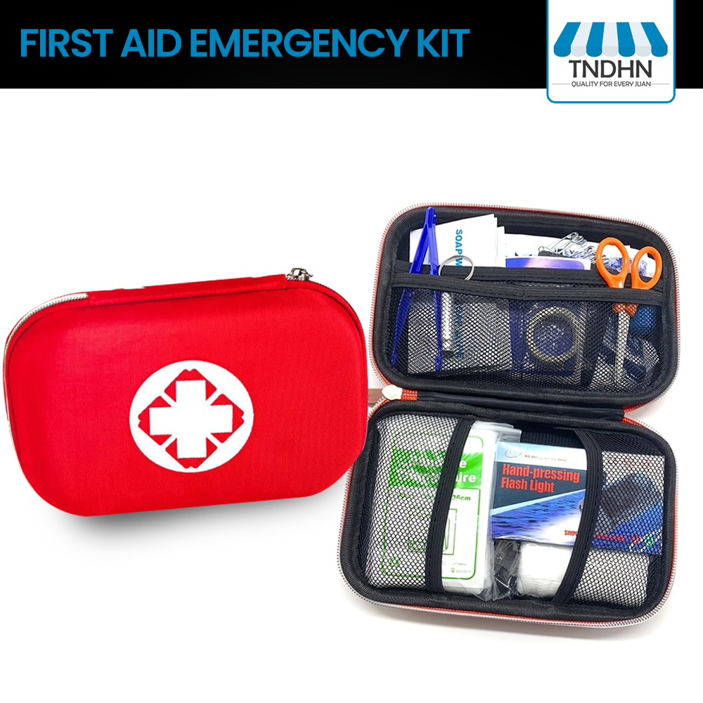 First Aid Kit WITH hard case (Portable)