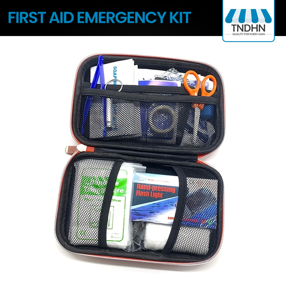 First Aid Kit WITH hard case (Portable)
