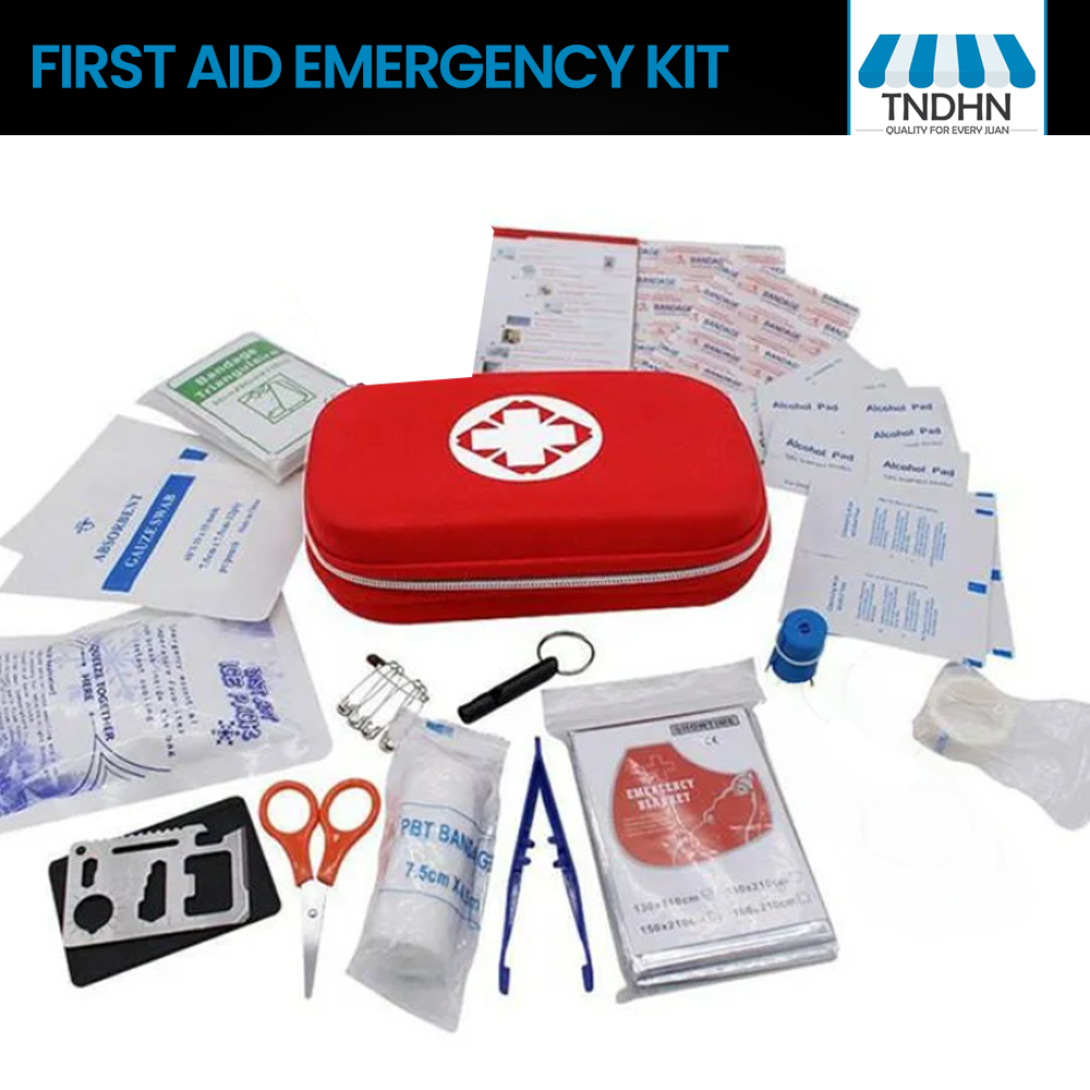 First Aid Kit WITH hard case (Portable)