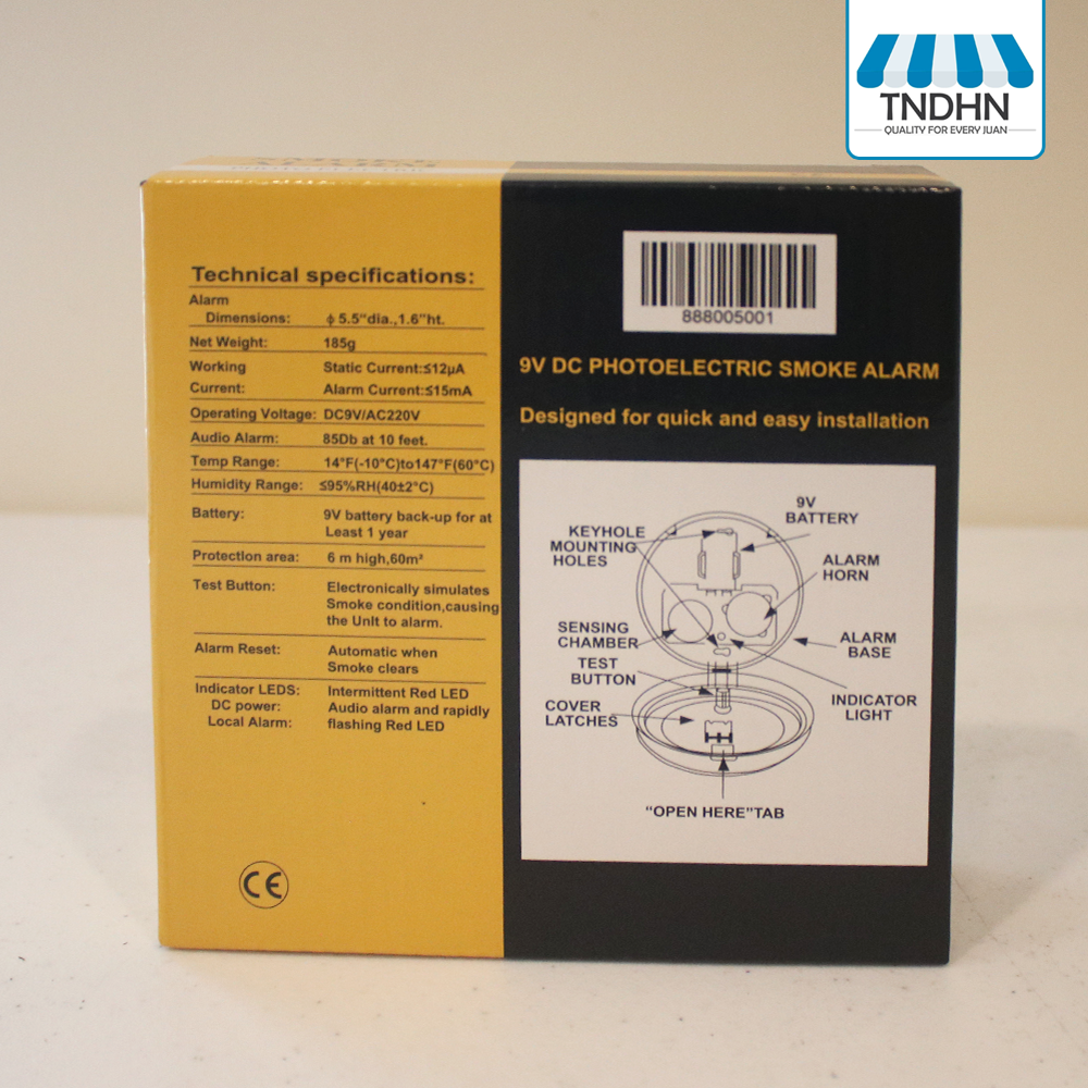 Photoelectric Smoke Alarm by VLT PRO