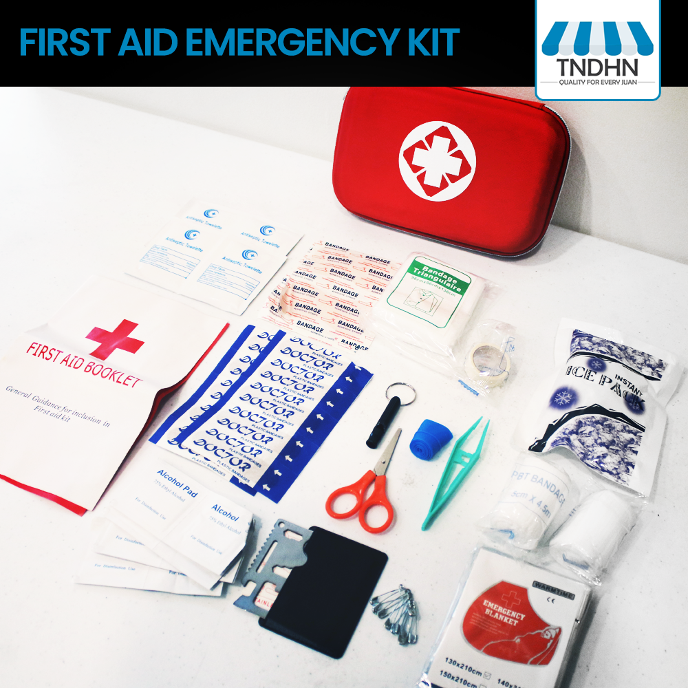 First Aid Kit WITH hard case (Portable)